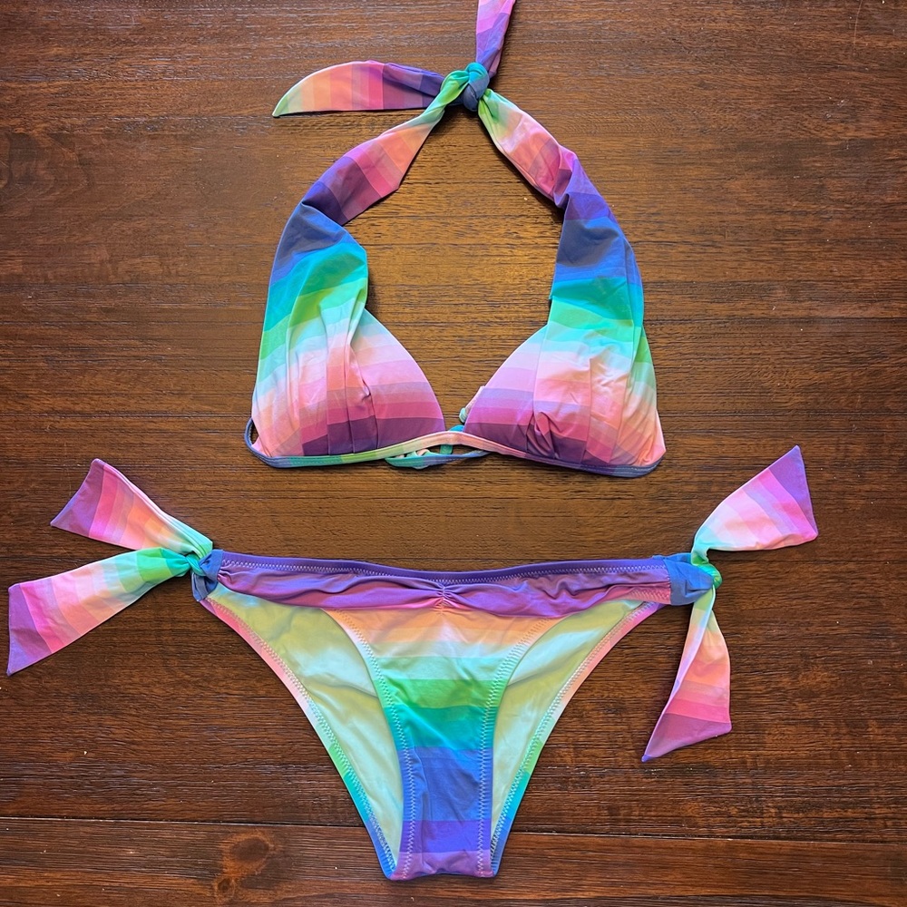 Multi colored bikini
